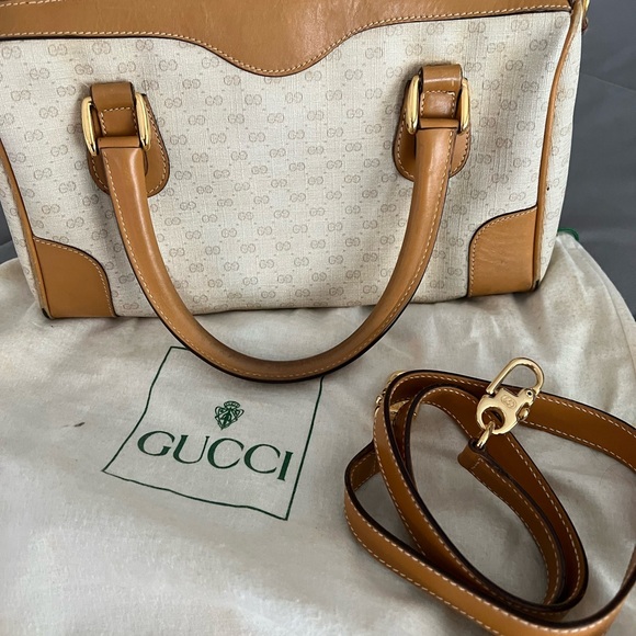Gucci brown micro Gg small tote - Picture 2 of 5